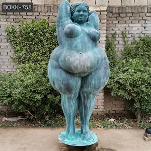 Custom Made Large Bronze Fat Woman Statue Suppliers BOKK-758