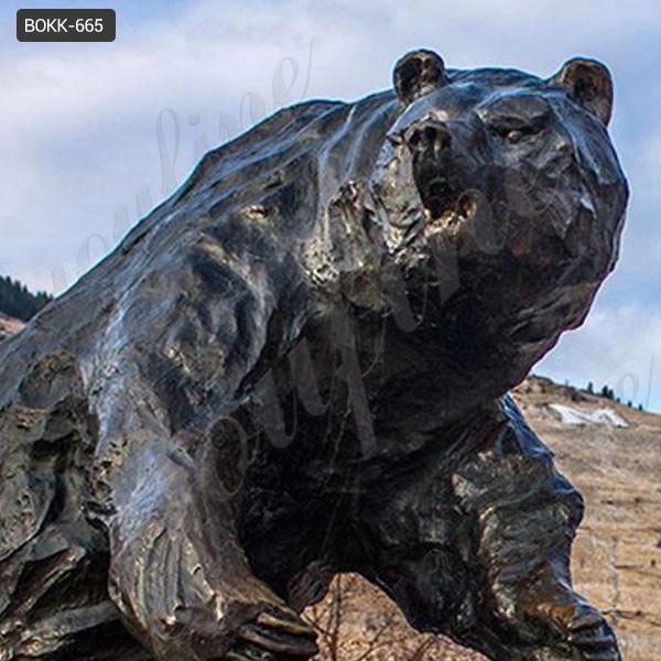 Large Bronze Bear Statue for Garden
