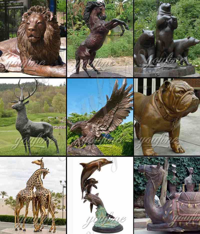 Outdoor Life Size Bronze Walking Bear Statue for Sale BOKK-306 - Bronze Animal Sculpture - 4