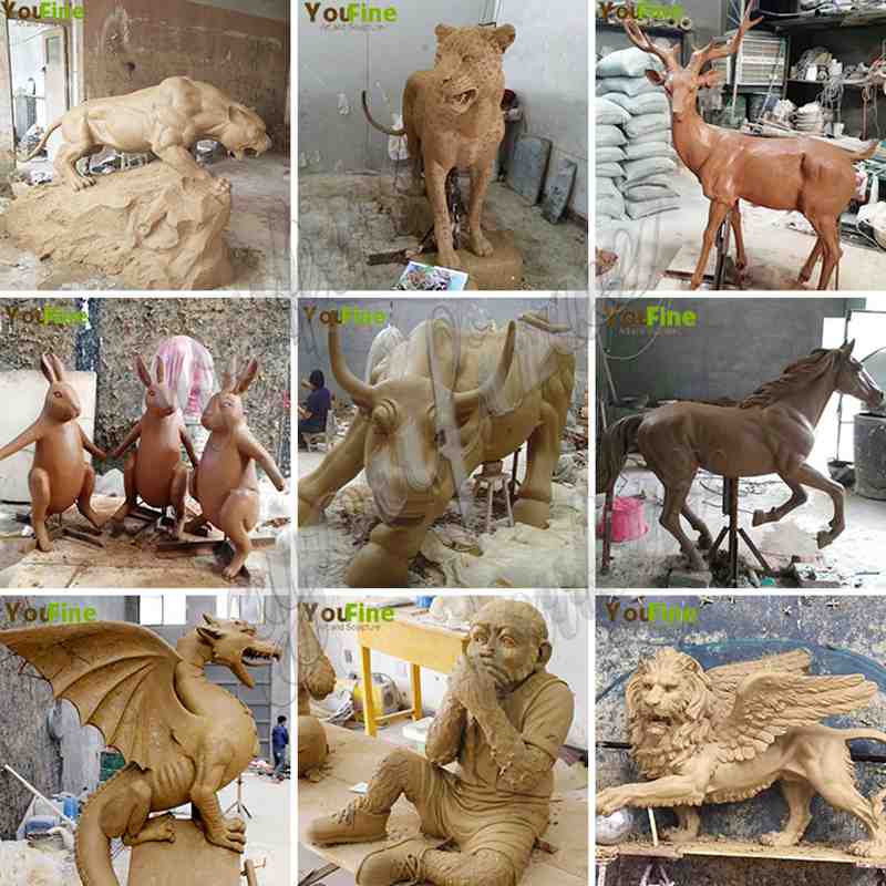 Outdoor Large Antique Bronze Eagle Garden Sculpture from Factory Supply BOKK-465 - Bronze Animal Sculpture - 3