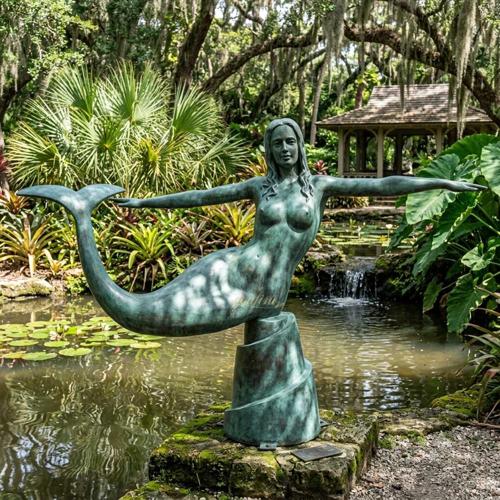 Unique custom Mermaid statue