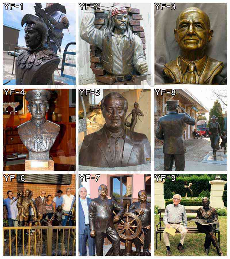 custom life size bronze statues