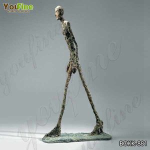 Abstract Life Size Bronze Giacometti Walking Man Sculpture for Sale BOKK-881