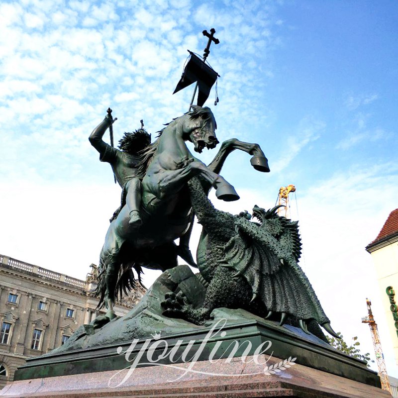 Bronze st george statue for sale-YouFine Sculpture