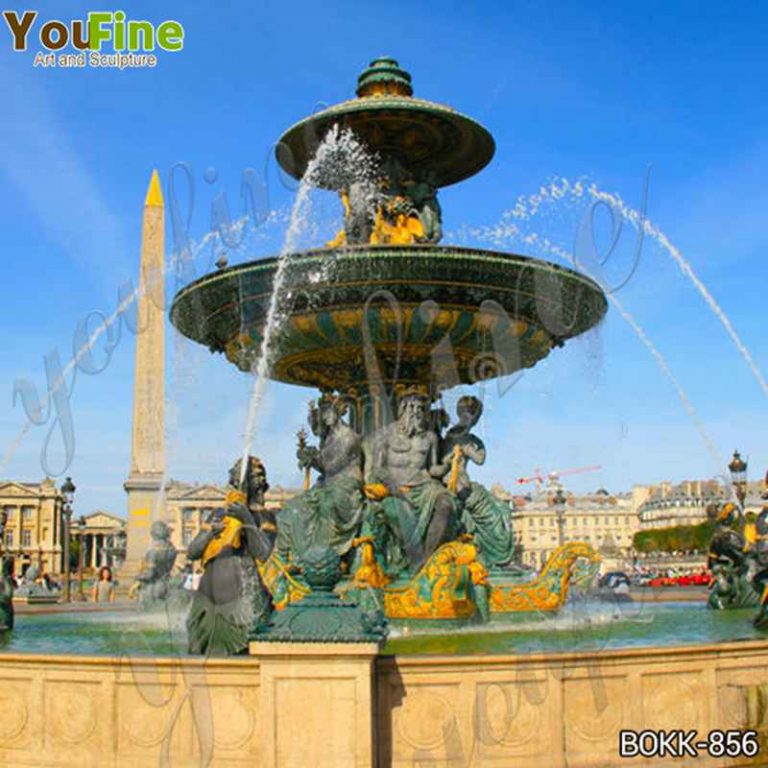 Bronze water fountain