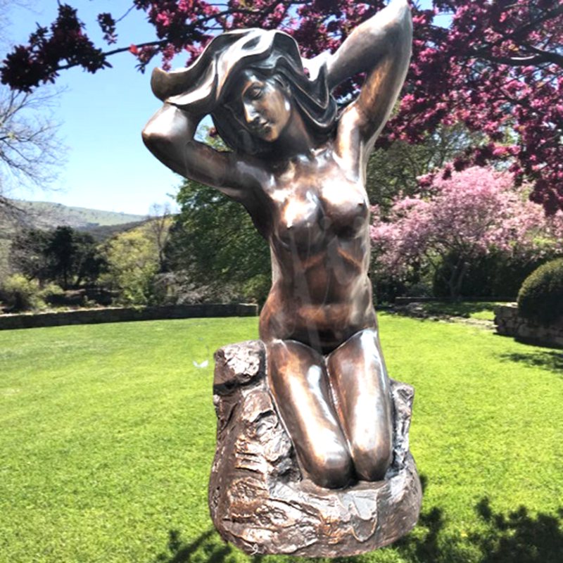 Metal Art Modern Bronze Nude Girl Statue for Sale BOKK-759 - Bronze Nude Sculpture - 2