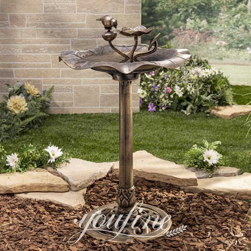 Outdoor Tiered Bronze Fountain with Pelican Statue for Sale BOKK-854 - Bronze Animal Fountain - 9