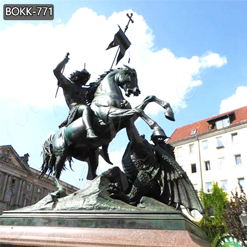 st george catholic sculpture-YouFine Sculpture