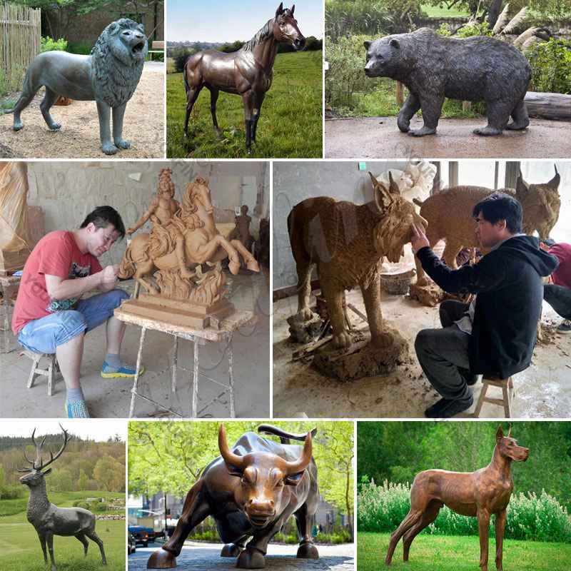 Outdoor Large Bronze Elephant Sculpture of Da Tung and Xi'an Bao Bao for Sale BOKK-666 - Bronze Elephant Statue - 2