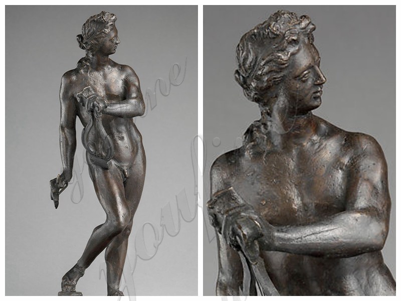 Classic Greek Apollo with Lyre Bronze Statue for Sale BOKK-890 - Bronze Famous Sculpture - 1