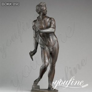 Classic Greek Apollo with Lyre Bronze Statue for Sale BOKK-890