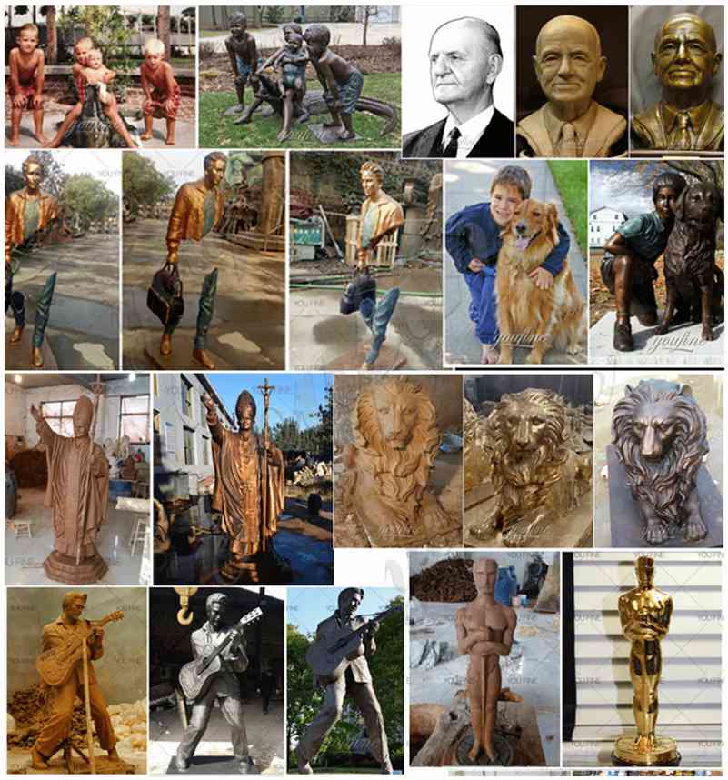 Outdoor Life Size Bronze Abstract Figurative Statue for Sale BOKK-424 - Abstract Bronze Sculpture - 2