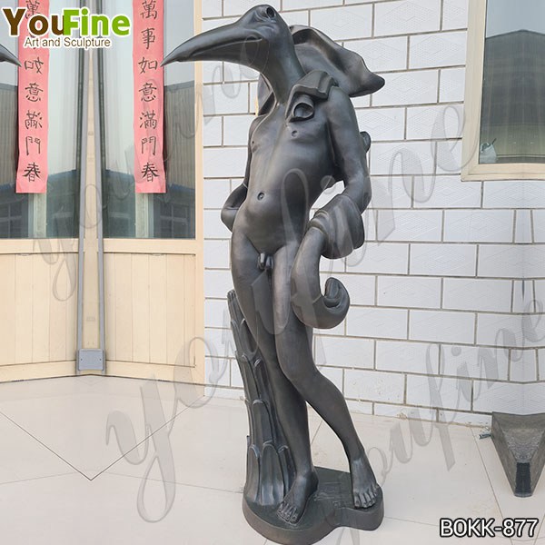 Life Size Birdman Bronze Sculpture by Salvador Dali