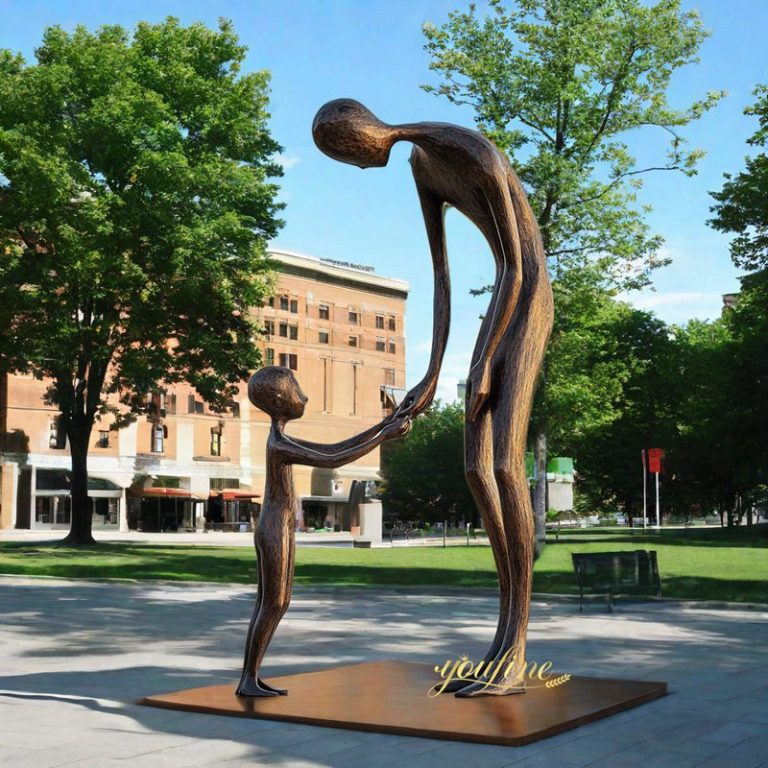Life Size Bronze Abstract Human Sculpture