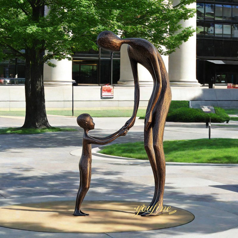 Life Size Abstract Cute Child Sculpture BOKK-895 - Abstract Bronze Sculpture - 3