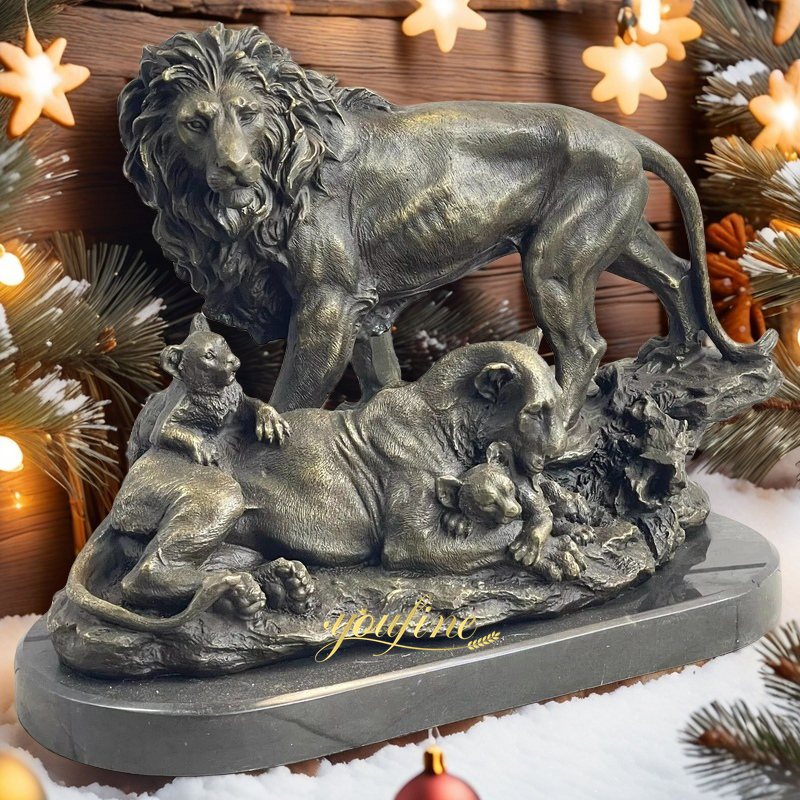 Life Size lion bronze Statues for Sale