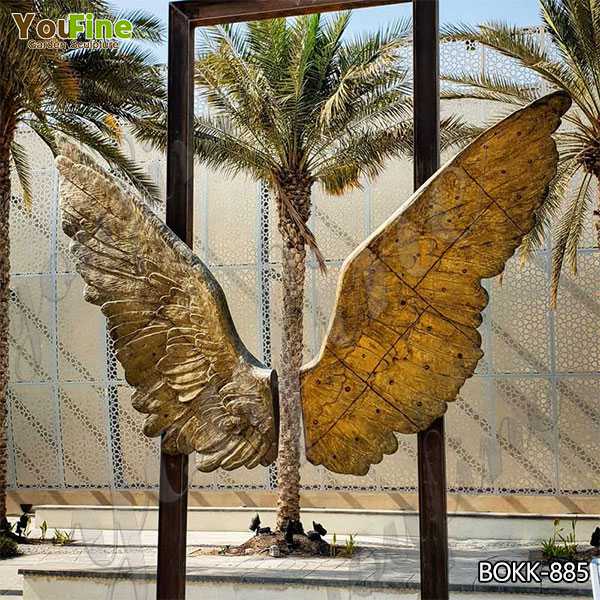 Modern Wings of Mexico Bronze Sculpture for Park