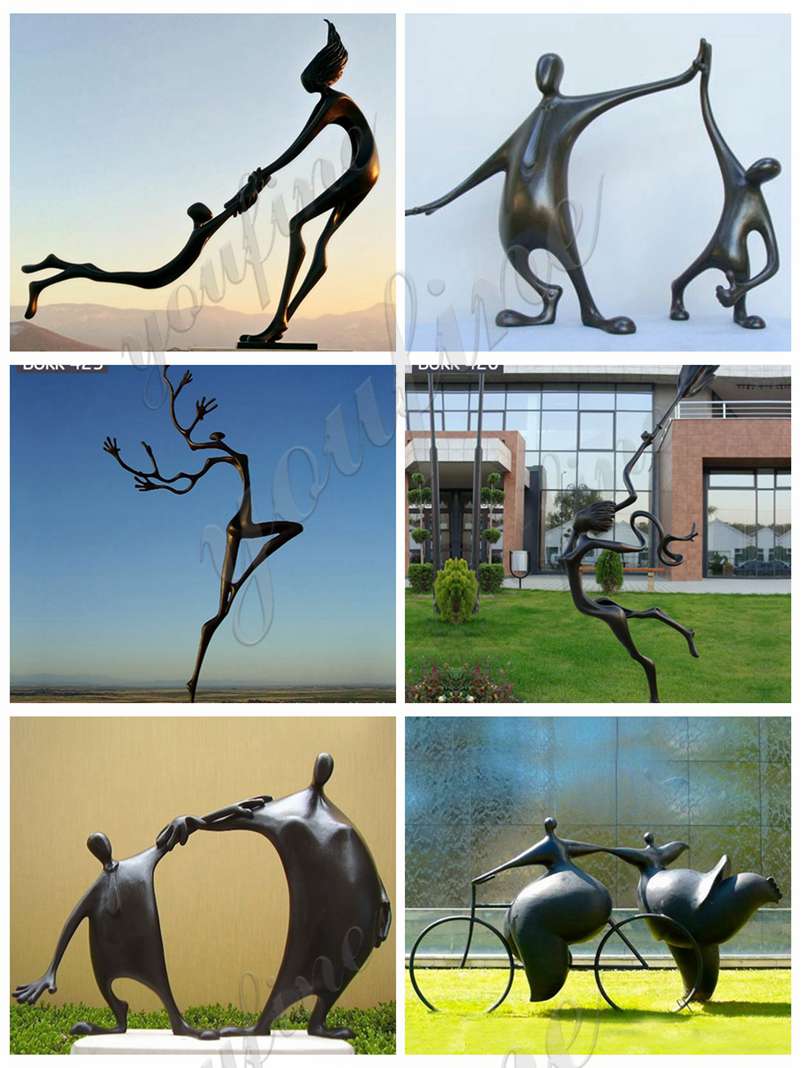 Outdoor Abstract Bronze Grosse Female Figure Statue for Sale BOKK-425 - Abstract Bronze Sculpture - 4