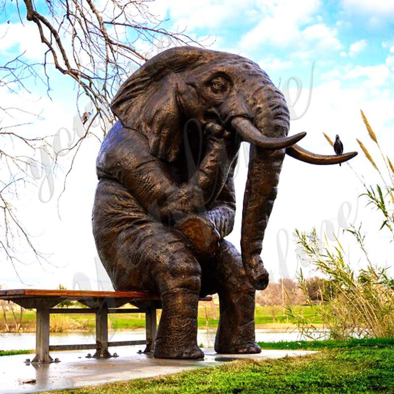 Wise Elephant Bronze-YouFine Sculpture