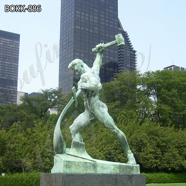 swords to plowshares statue