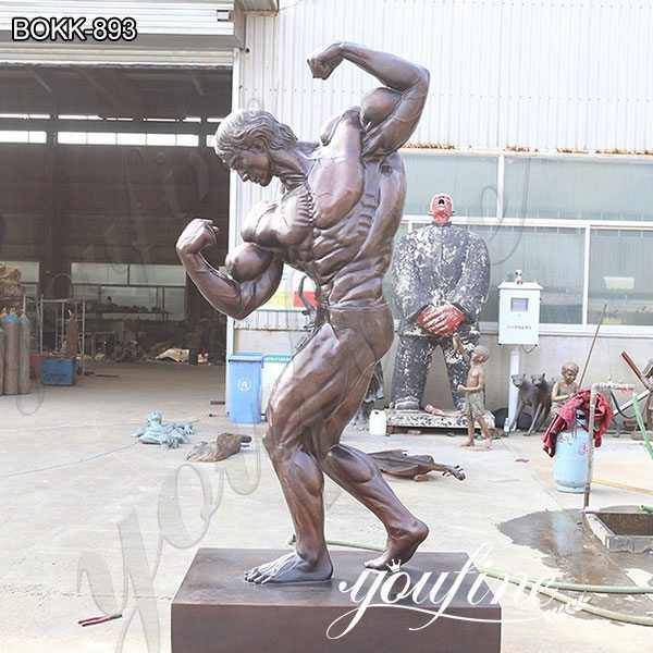 Outdoor Bronze Arnold Schwarzenegger Statue for Sale