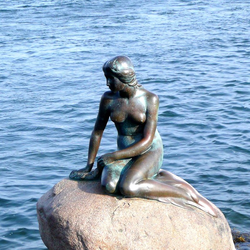 Bronze Mermaid Sculpture