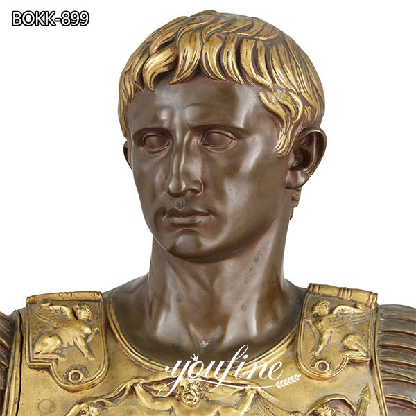 Famous Augustus Caesar Bronze Sculpture