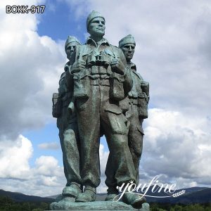 Large Commando Monument Bronze Soldier Statue for Sale BOKK-917