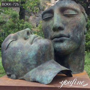 Outdoor Igor Mitoraj Bronze Face Sculpture Custom Bronze Statues for Sale BOKK-726