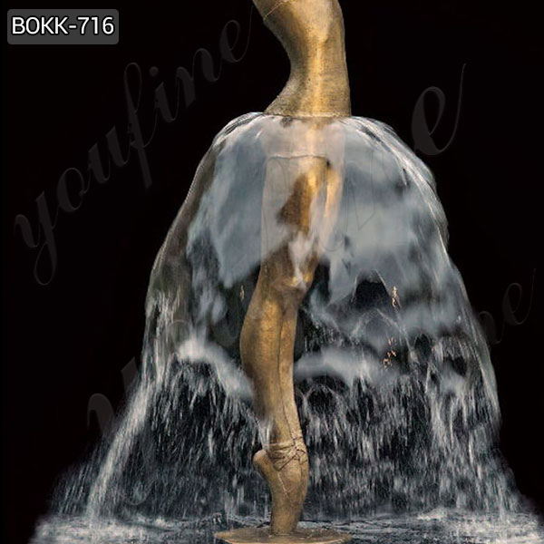 Life Size Bronze Water Fountain Statues Garden Decor for Sale