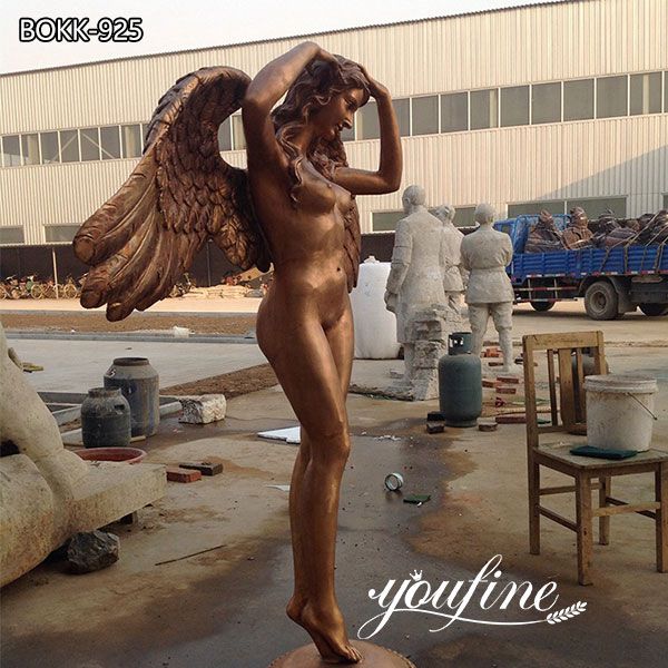 Life Size Garden Dancing Angel Bronze Sculpture