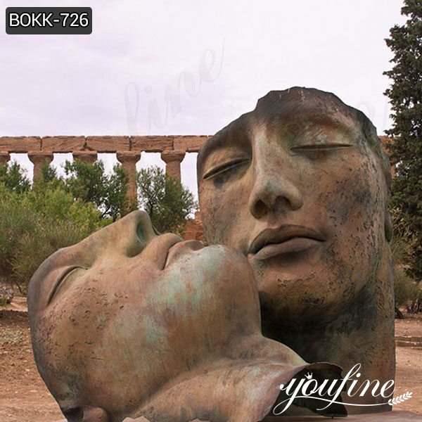 Outdoor Igor Mitoraj Bronze Face Sculpture for Sale