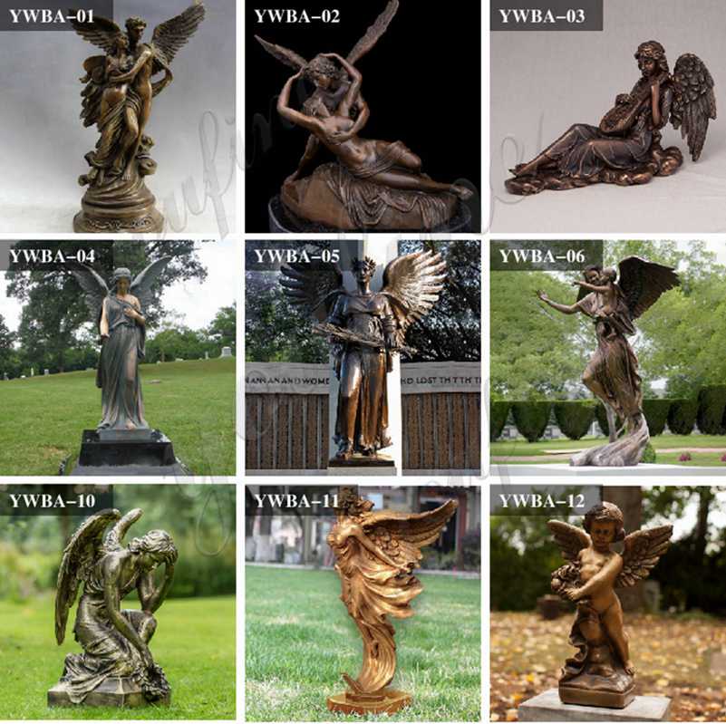 Life Size Garden Dancing Angel Bronze Sculpture for Sale BOKK-925 - Bronze Angel Sculpture - 4