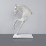Abstract Half Horse bronze Statue
