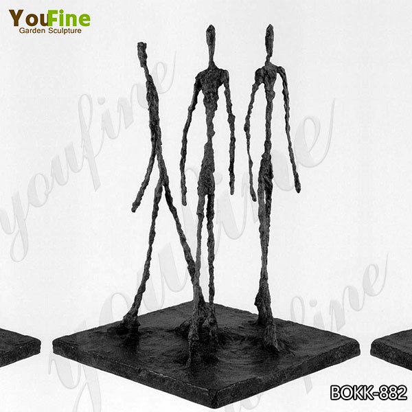 Famous Life Size Bronze Falling Man Sculpture Giacometti Sculpture for Sale