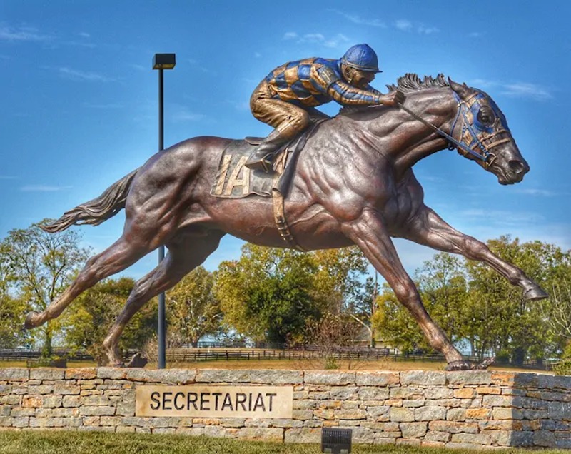 Kentucky Horse Park Secretariat statue