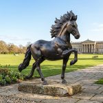 Large Galloping Horse Statue