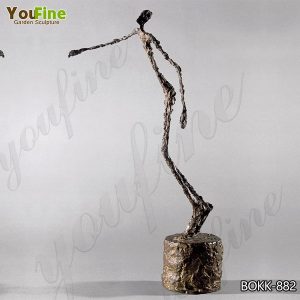 Famous Life Size Bronze Falling Man Sculpture Giacometti Sculpture for Sale BOKK-882