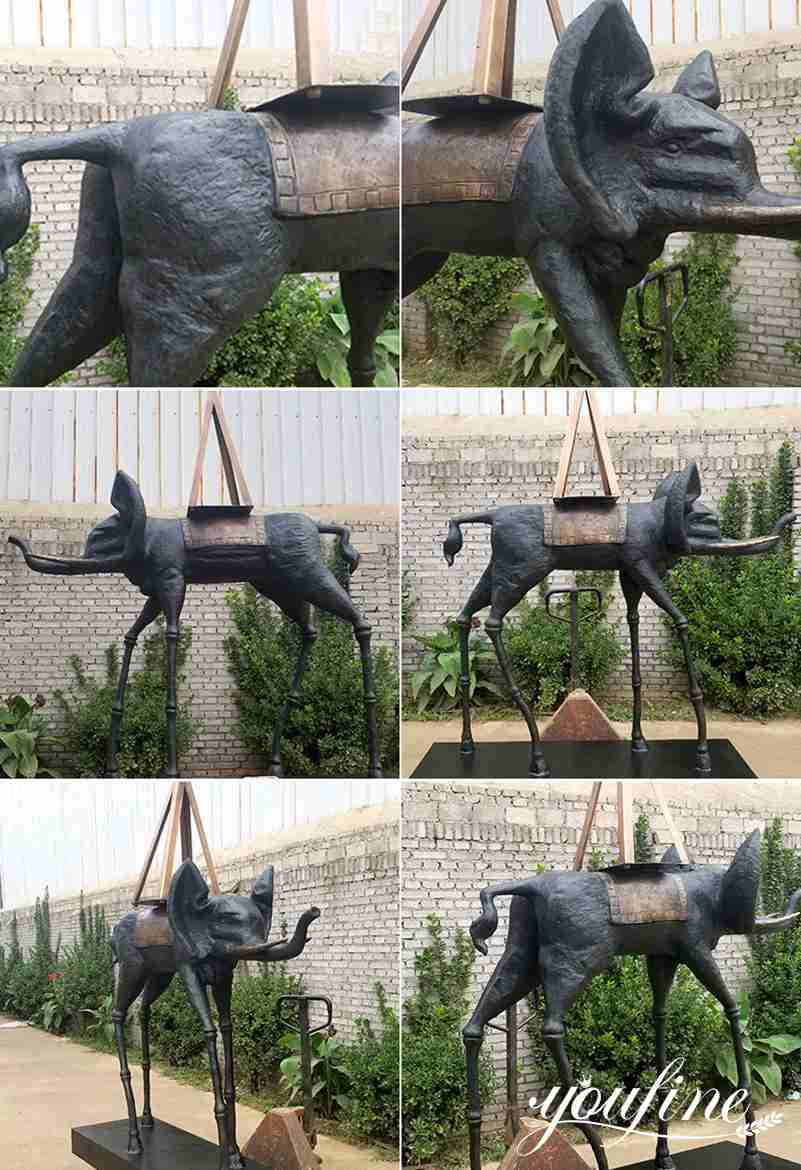 Outdoor Bronze Elephant Statue by Salvador Dalí Artwork for Sale