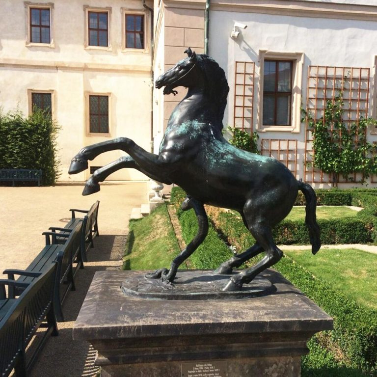 Rearing Horse with a Snake