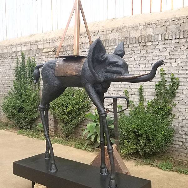 antique bronze elephant sculpture