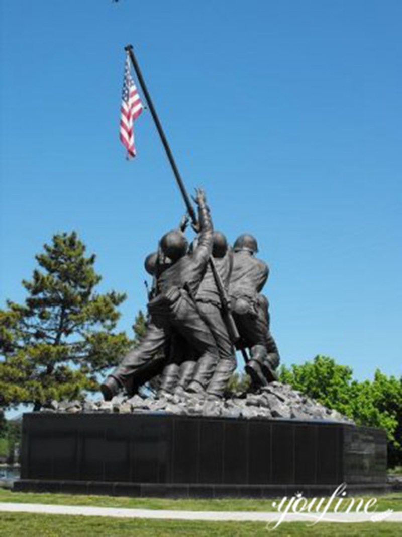 Large Bronze Monument Statue US Marine Corps Memorial for Sale BOKK-910 - Bronze Military Statues - 2