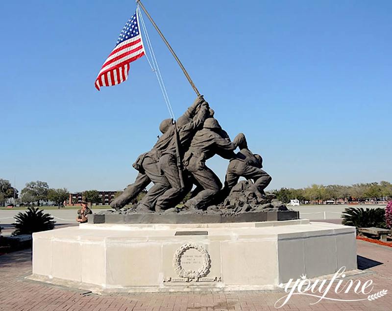 Large Bronze Monument Statue US Marine Corps Memorial for Sale BOKK-910 - Bronze Military Statues - 7