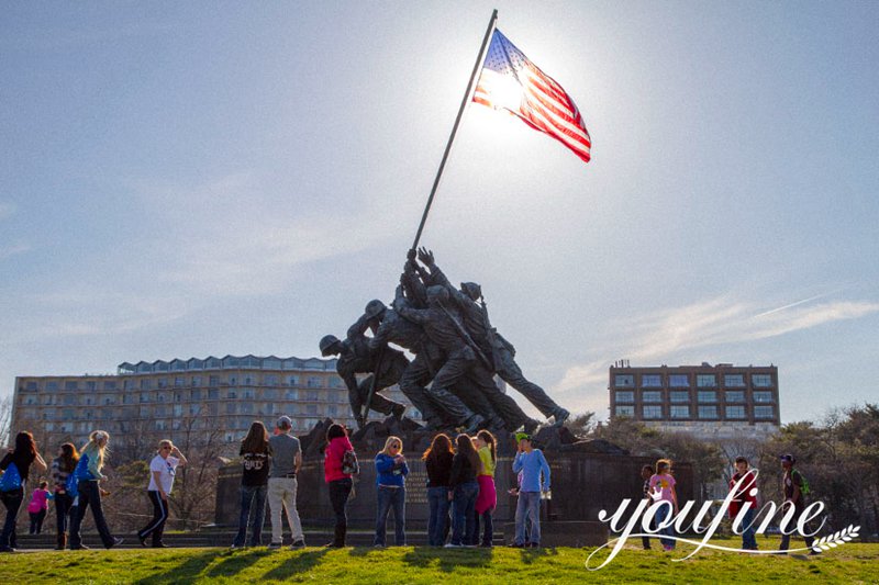 Large Bronze Monument Statue US Marine Corps Memorial for Sale BOKK-910 - Bronze Military Statues - 6