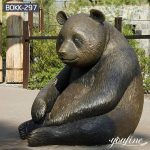 Giant Outdoor Bronze Panda Bear Statue For Sale BOKK-297