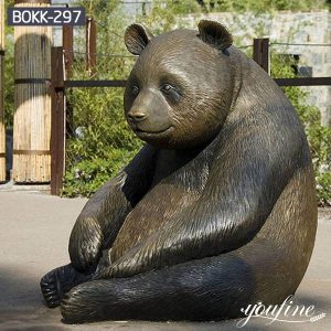 Giant Outdoor Bronze Panda Bear Statue For Sale BOKK-297