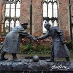 Bronze-Soldier-Statue-Christmas-truce-for-Sale