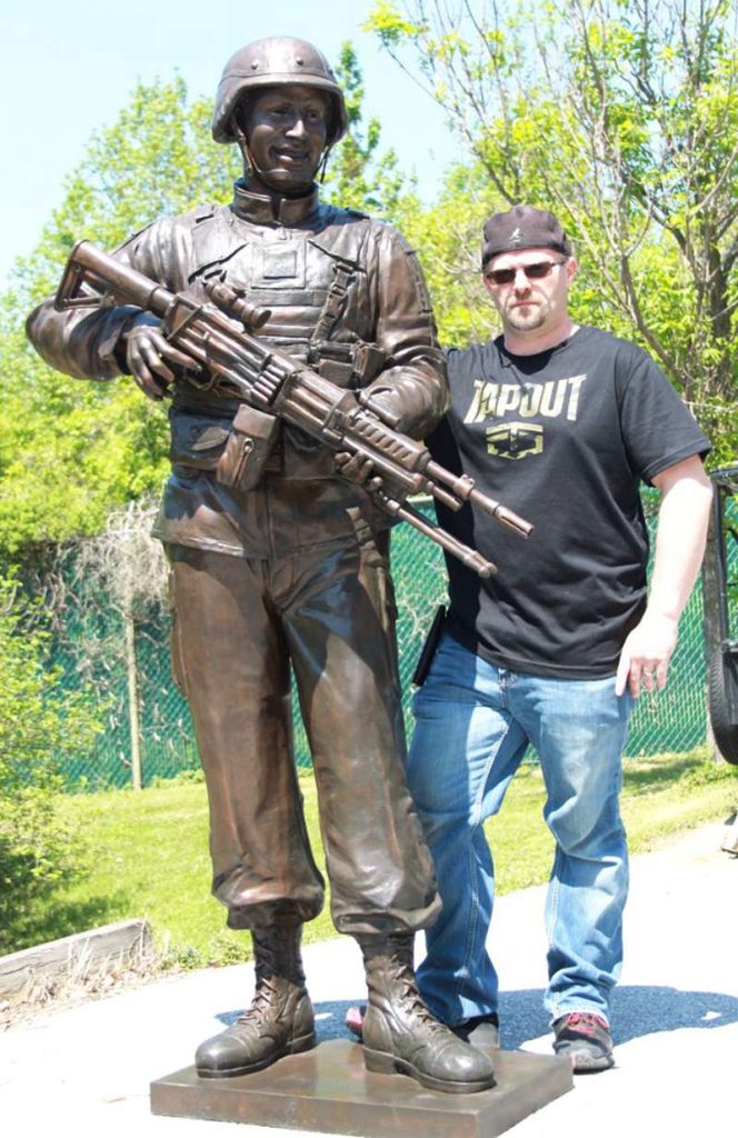 Bronze Soldier Statue Monument Custom Made Large Size for Sale BOKK-932 - Bronze Figure Sculpture - 5
