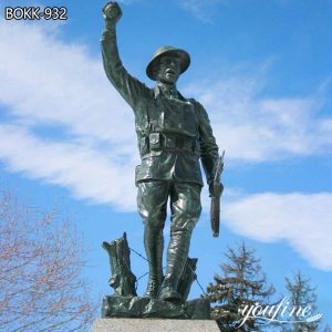 Bronze Soldier Statue Monument Custom Made Large Size for Sale BOKK-932