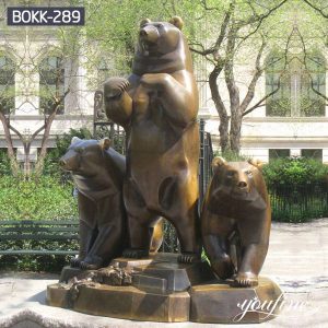 Large Bronze Mother Bear Statue for Yard Ornaments BOKK-289